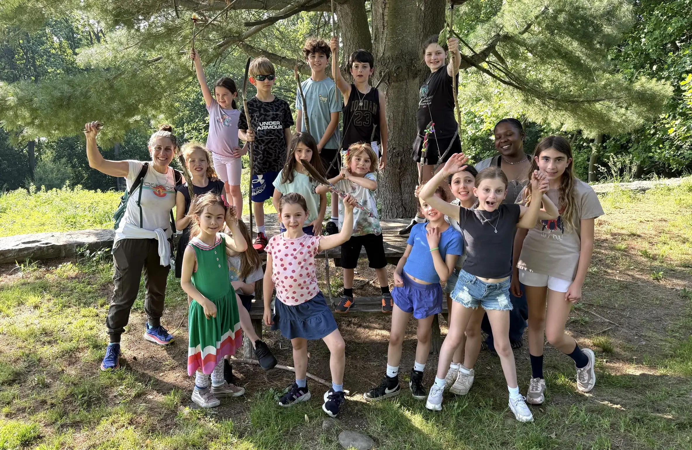 Wayfinders team walking together outdoors